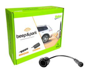 Czujniki parkowania Valeo zestaw nr 1 - Czujniki czarne błyszczące